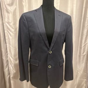 Saks Fifth Avenue Men's Blue Slim Fit Blazer Size 38S